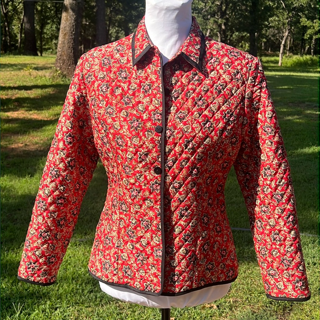 Nwot Silkland Quilted Blazer  Jacket 488